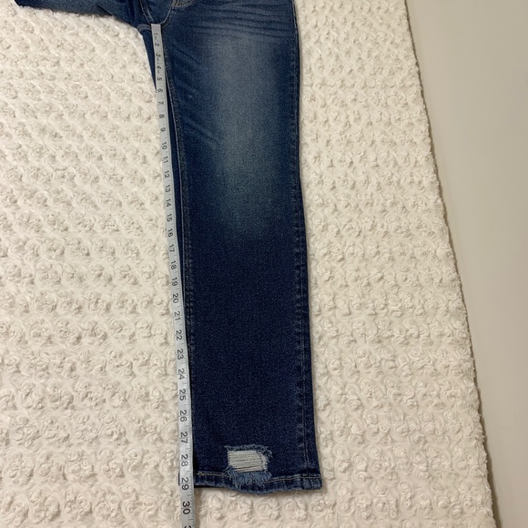 Kancan Filana Mid Rise Boyfriend Jeans Dark Wash Size 26 - Picture 14 of 14